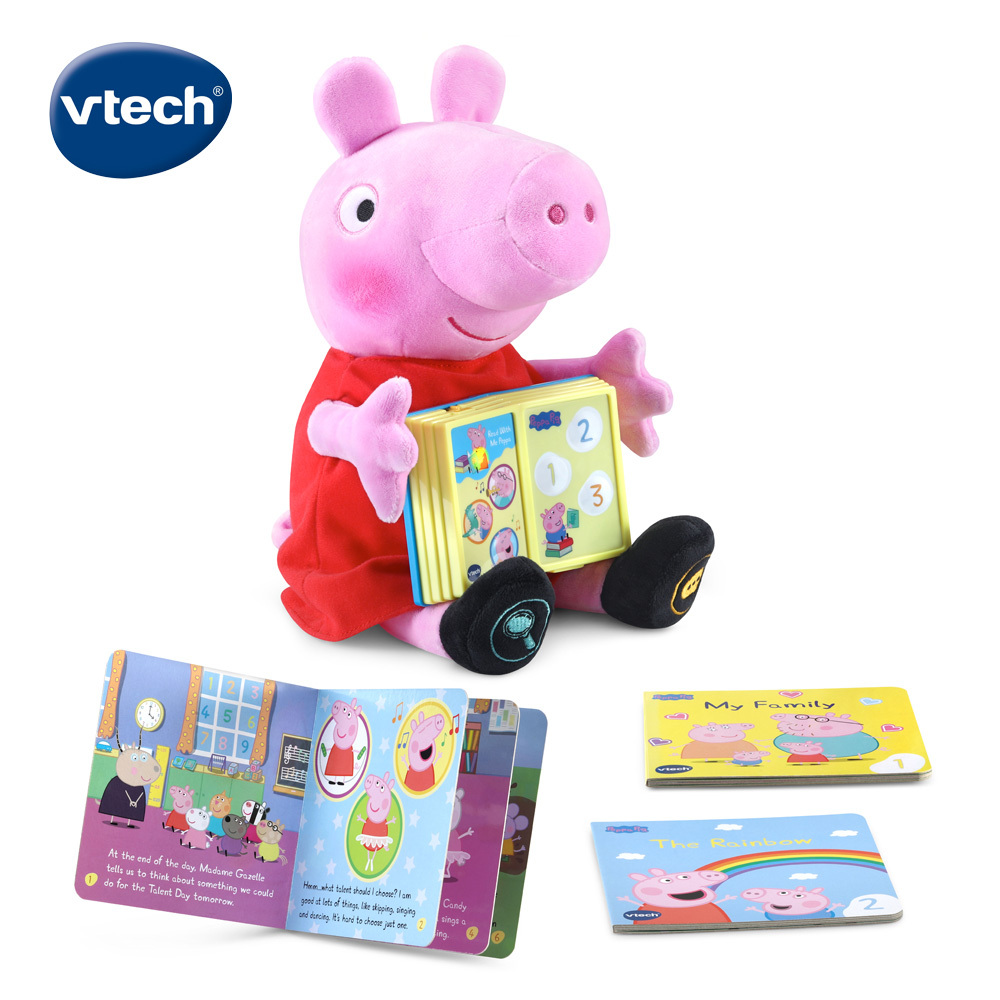 Vtech 粉紅豬小妹-2合1互動故事偶