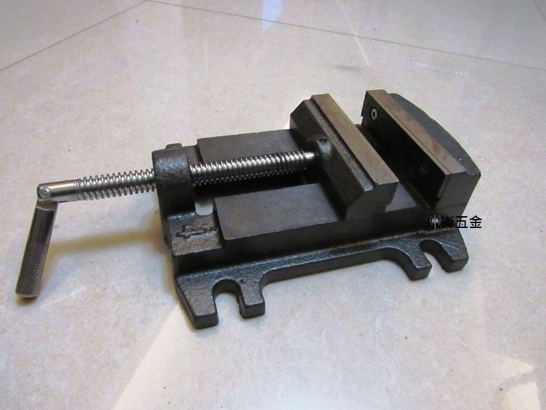 ＊中崙五金【附發票】4" 平面款鑽床萬力 桌上型萬力 4吋虎鉗 桌上夾具.固定鉗.固定夾