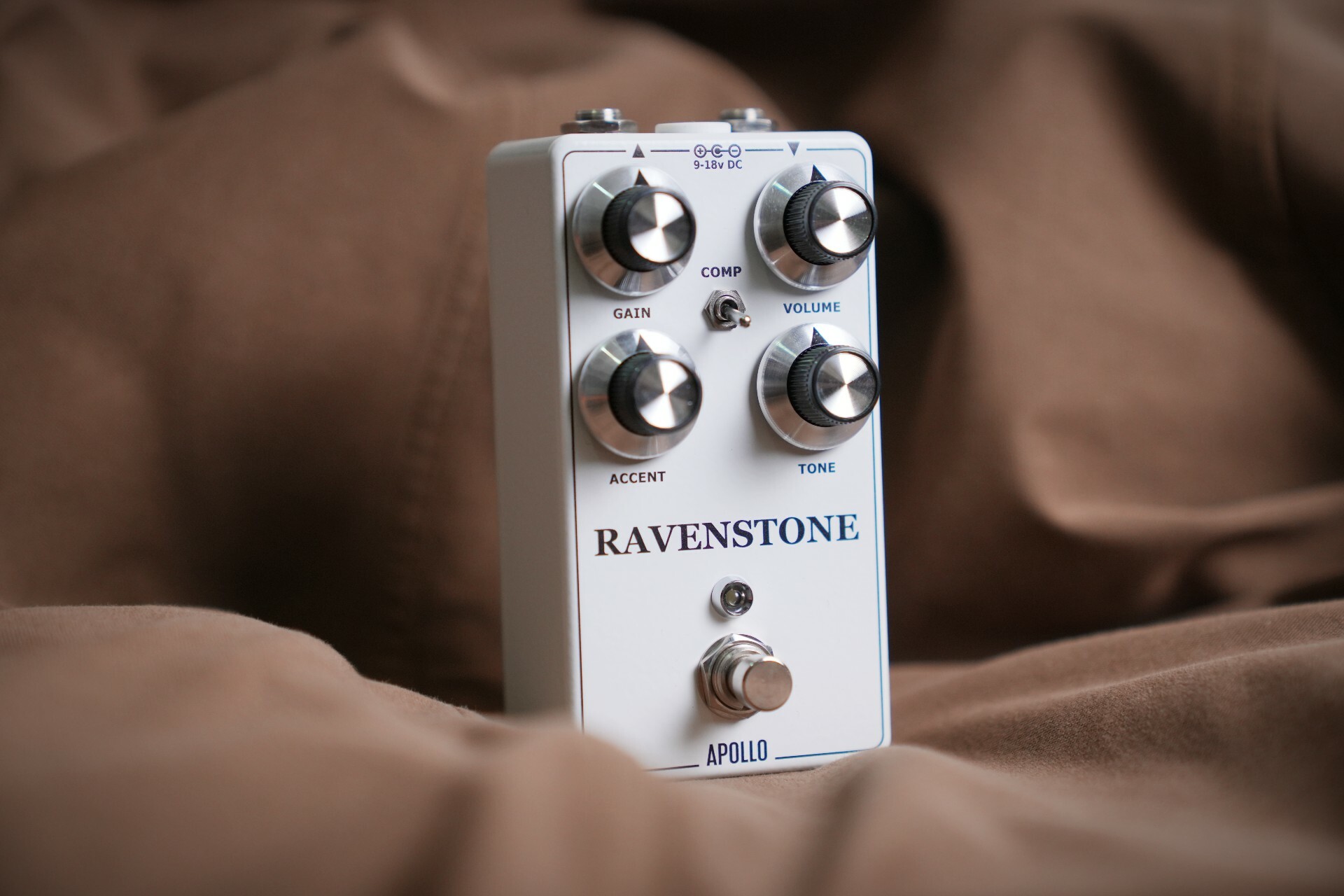 Ravenstone APOLLO V2 Custom White 手工破音效果器【宛伶樂器】