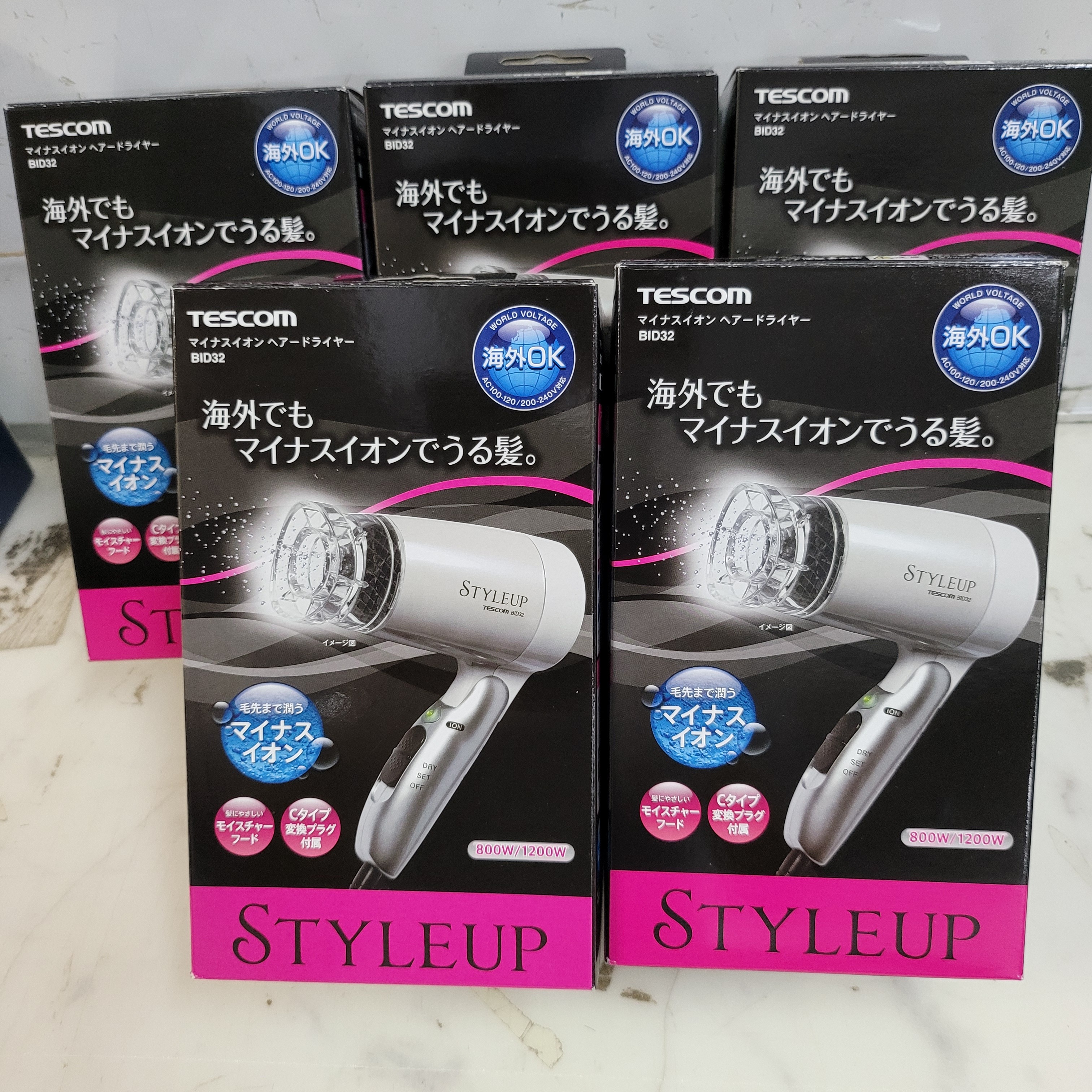 日本原裝 TESCOM【BID32】 負離子風筒 （全球電壓）