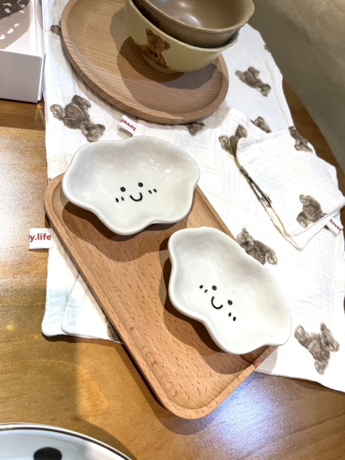 《1274》迷你陶瓷雲朵調味碟