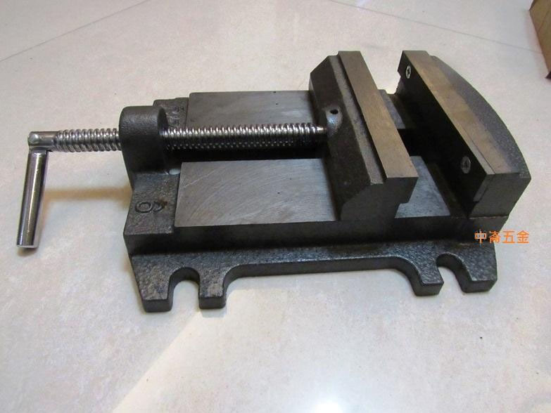 ＊中崙五金【附發票】 6" 平面款鑽床萬力 桌上型萬力 6吋虎鉗 桌上夾具.固定鉗.固定夾