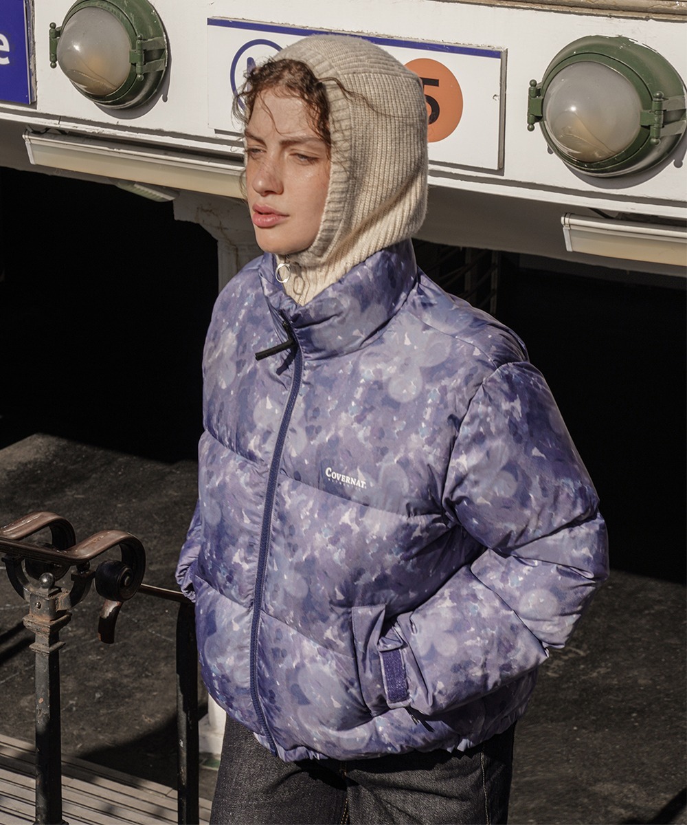 COVERNAT RDS Civic Flower 羽絨外套 短版 海軍藍 女款