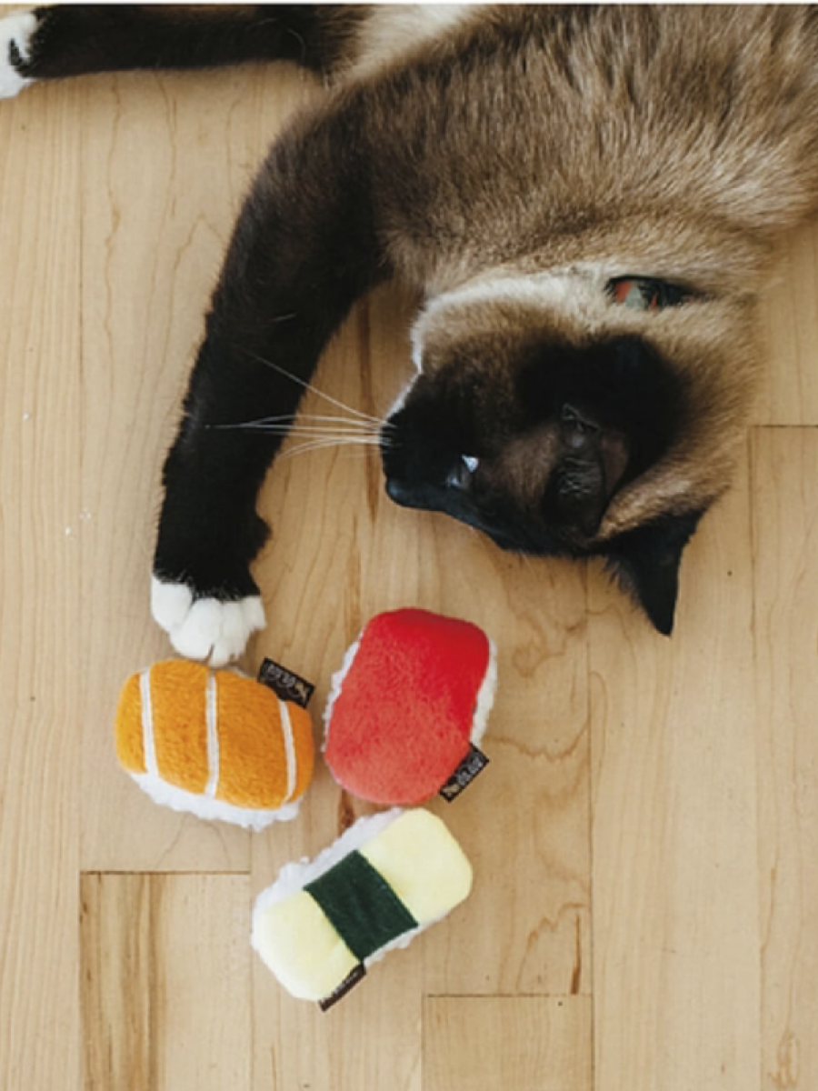 【美國 P.L.A.Y.】狂野貓咪 野蠻壽司｜貓草玩具