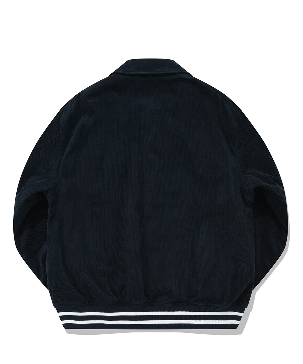 COVERNAT 學院風 夾克外套 海軍藍