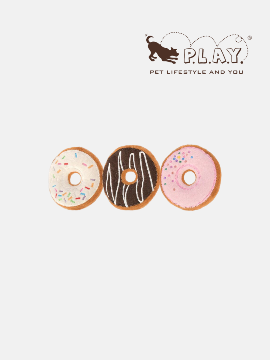 【美國 P.L.A.Y.】狂野貓咪 巧克力甜甜圈｜貓草玩具