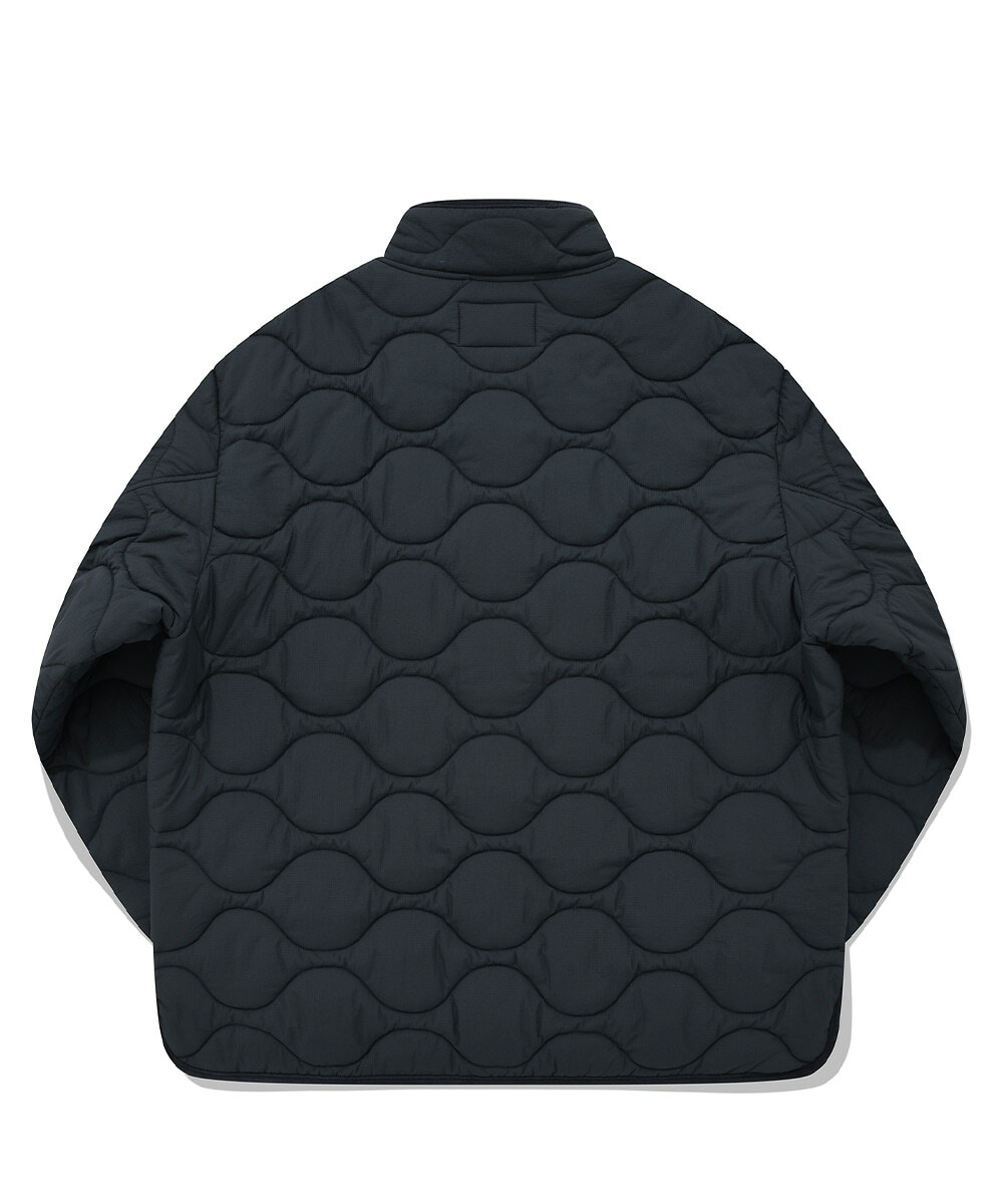 COVERNAT X BLACK YAK 絎縫拉鍊夾克 深藍色