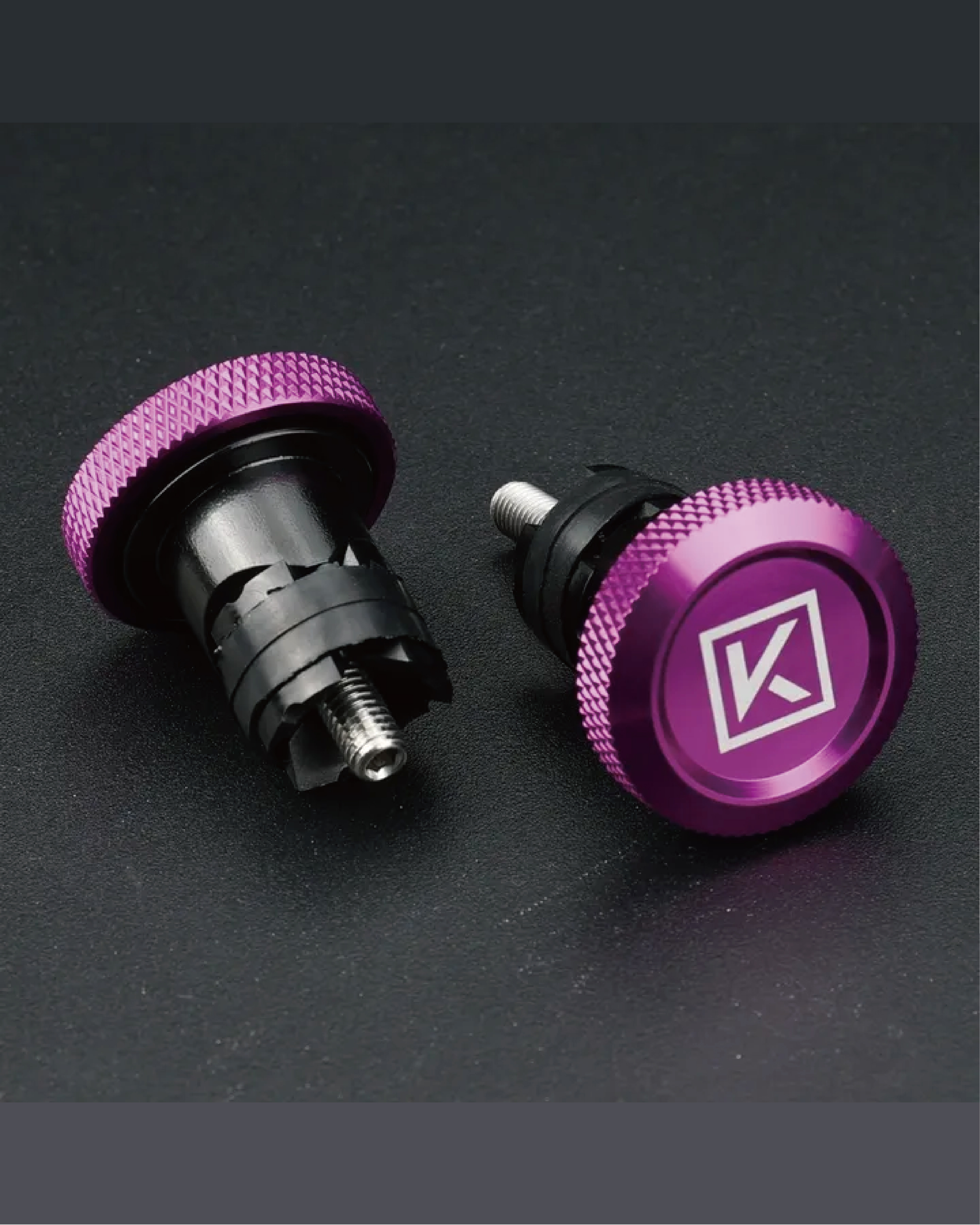 現貨【VIAK】Kobold Bar End 自行車把塞 / Purple 紫