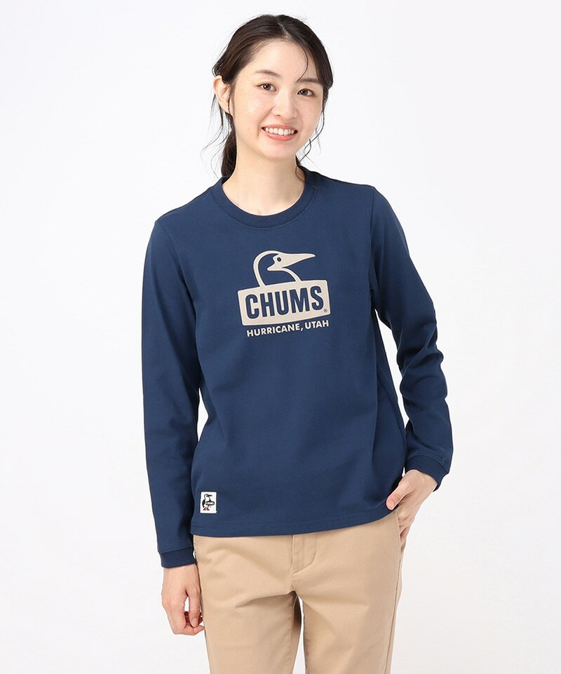 Chums Booby Face L/S T-Shirt CH01-1895 純綿T-Shirt