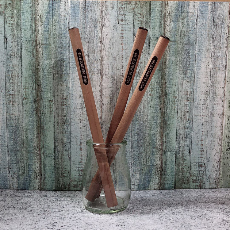 【PENROTE筆樂】HB三角原木鉛筆 （3入/36入筒裝）