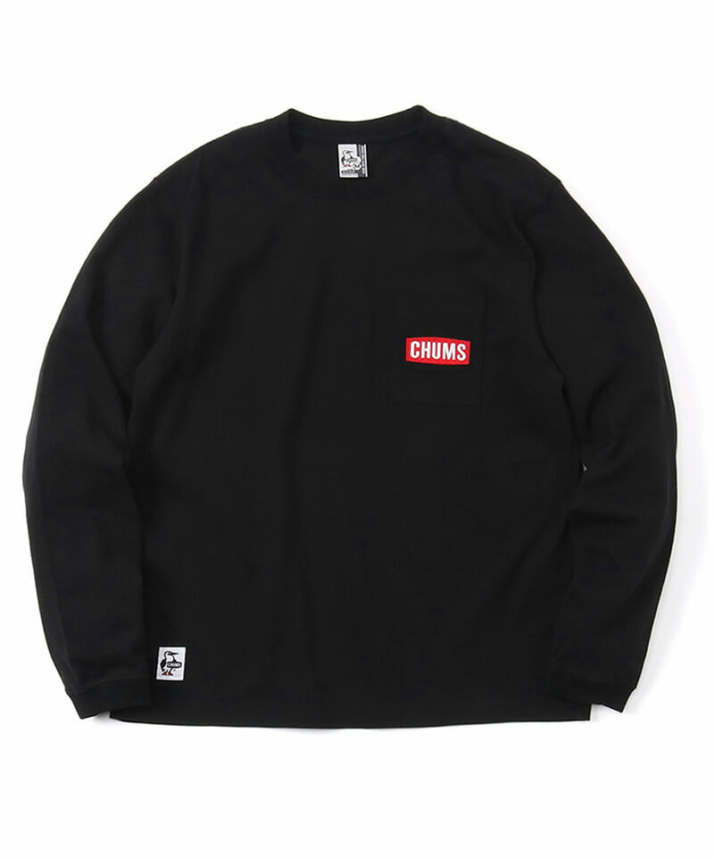 Chums Logo Pocket L/S T-Shirt CH01-2065 純綿 T-Shirt