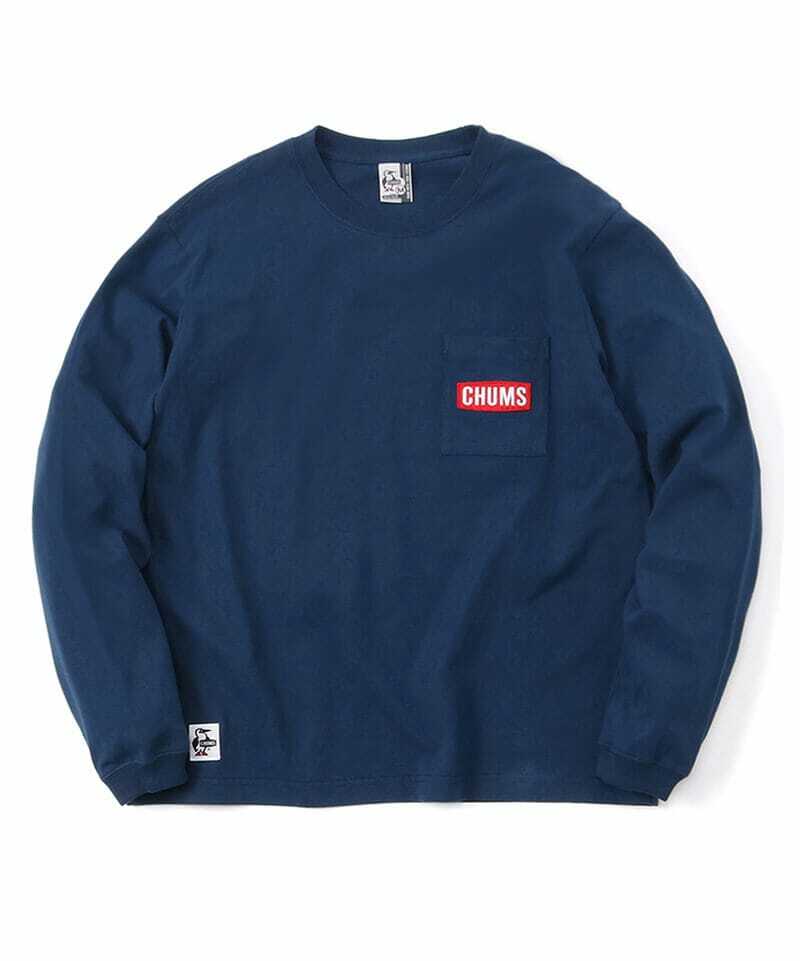 Chums Logo Pocket L/S T-Shirt CH01-2065 純綿 T-Shirt