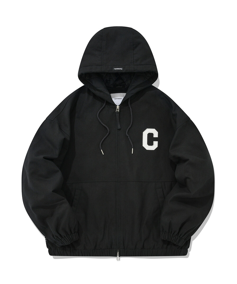 COVERNAT C-LOGO 夾克外套 黑色