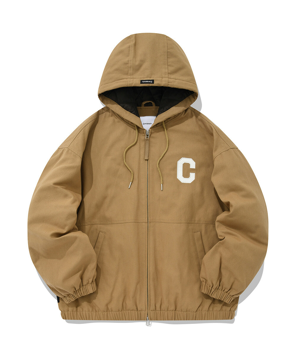 COVERNAT C-LOGO 夾克外套 米色