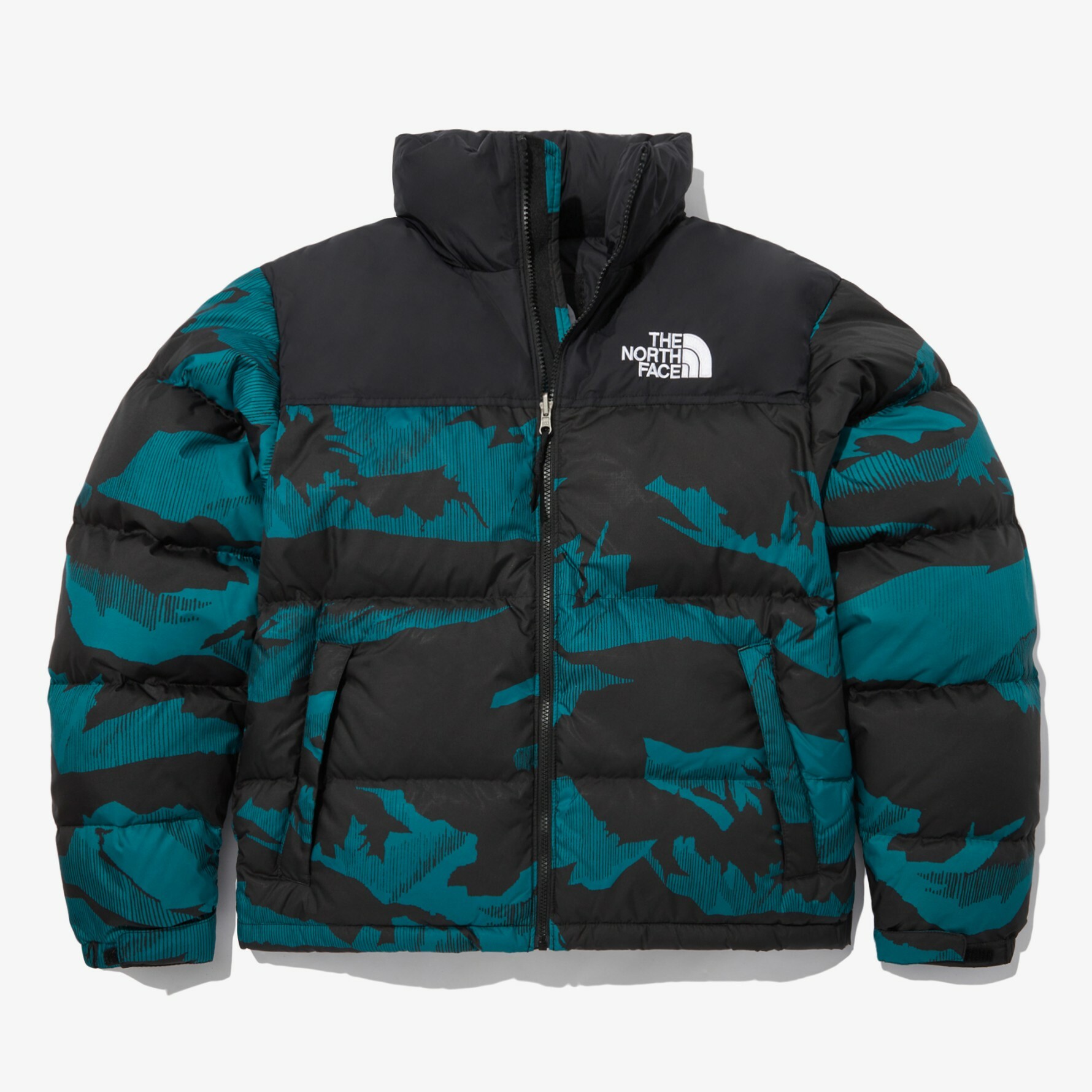 THE NORTH FACE 男 PRINTED 1996 RETRO 羽絨外套 迷彩藍 NJ1DN91A