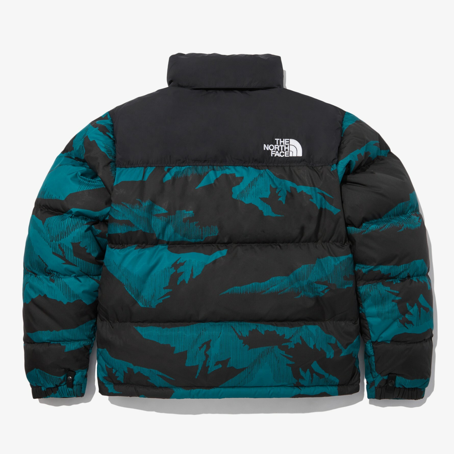 THE NORTH FACE 男 PRINTED 1996 RETRO 羽絨外套 迷彩藍 NJ1DN91A