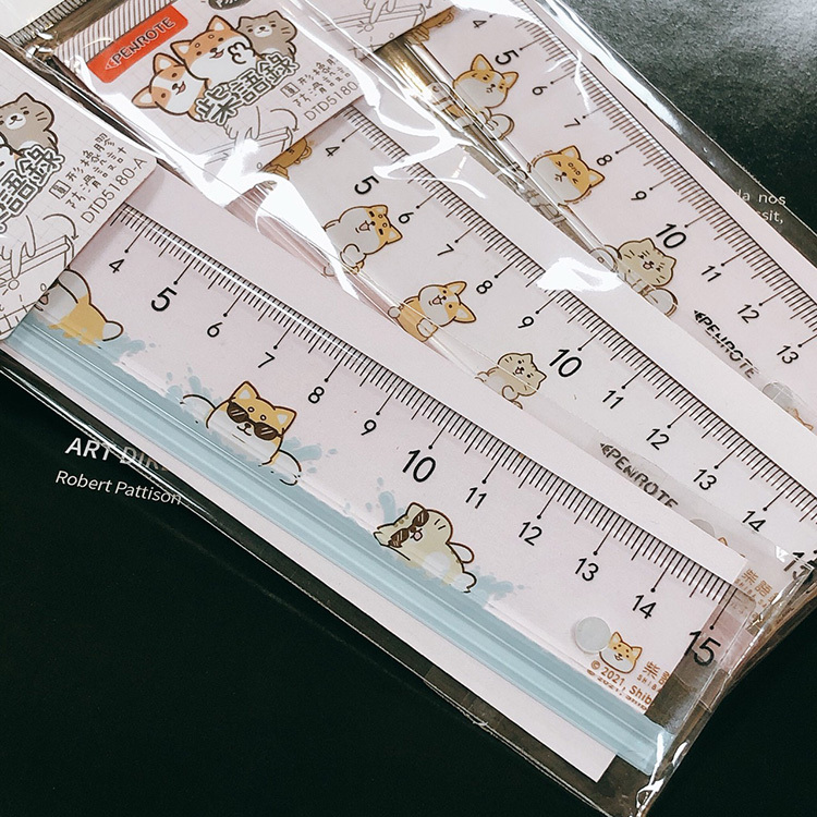 【PENROTE筆樂】柴語錄15公分防滑尺