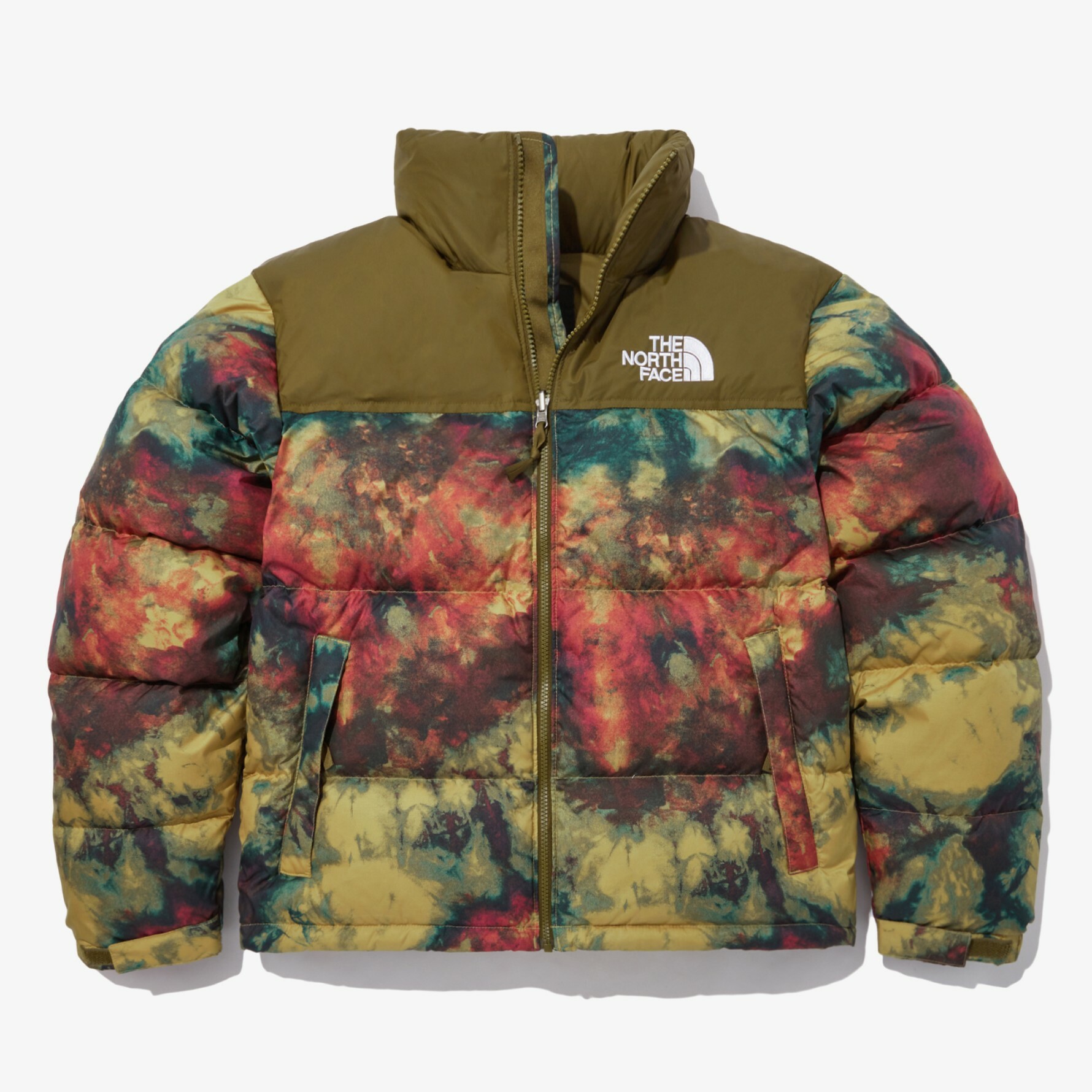 THE NORTH FACE 男 PRINTED 1996 RETRO 羽絨外套 渲染 橄欖綠 NJ1DN91B