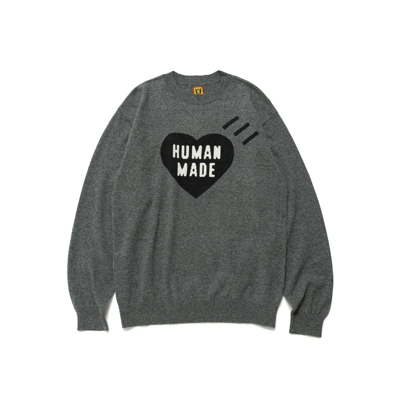 HUMAN MADE HEART L/S KNIT SWEATER - HM24CS032