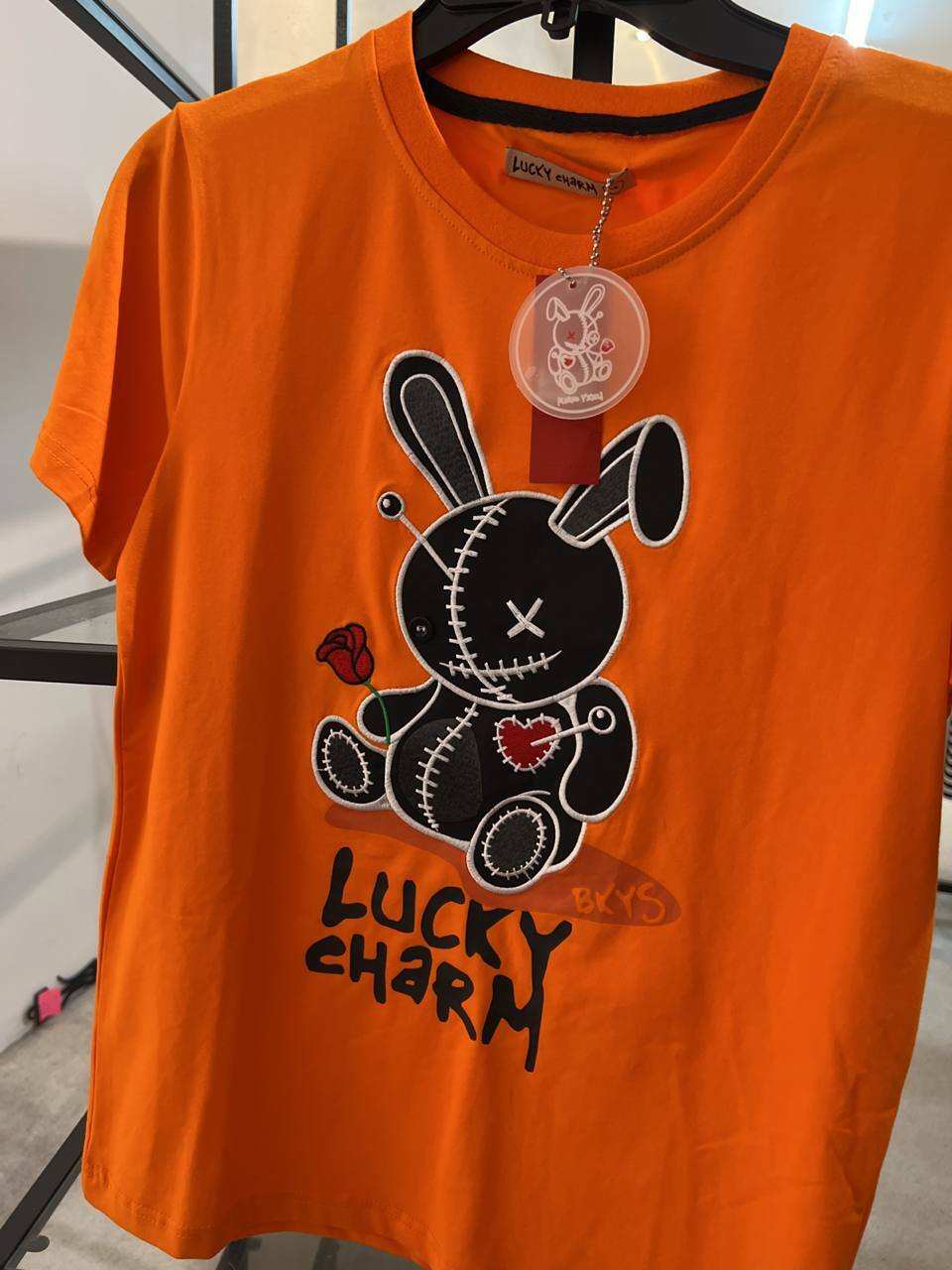 [S] LUCKY CHARM BKYS TSHIRT,ORANGE, T934B-ORANGE [FINAL SALE] (SLCM22)