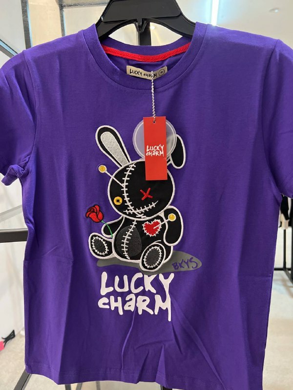[S] LUCKY CHARM BKYS TSHIRT,PURPLE, T934B-PURPLE [FINAL SALE] (SLCM24)