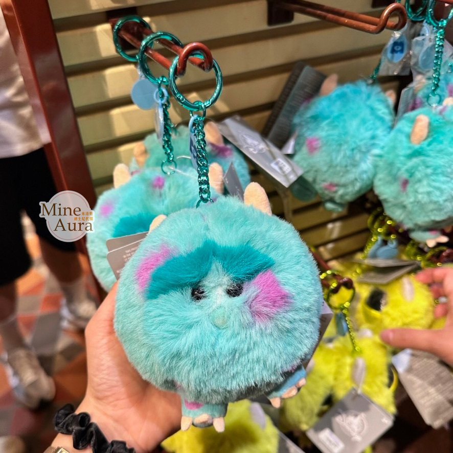 毛怪 蘇利文 Sullivan 絨毛毛球造型 鑰匙圈 吊飾 怪獸電力公司 Monsters, Inc. -香港迪士尼樂園