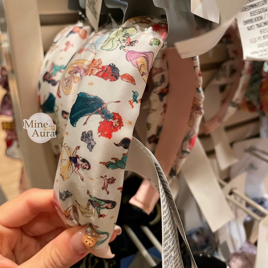 公主集合 圖案 髮圈 髮箍 公主系列 Princess Line -香港迪士尼樂園