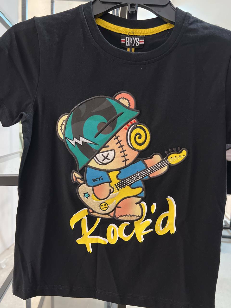 [S] LUCKY CHARM ROCKD TEE,BLACK, T379B-BLACK [FINAL SALE](SLCM28)
