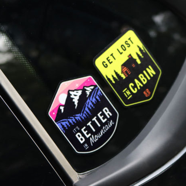 【STSK013】山系露營專用車貼組合