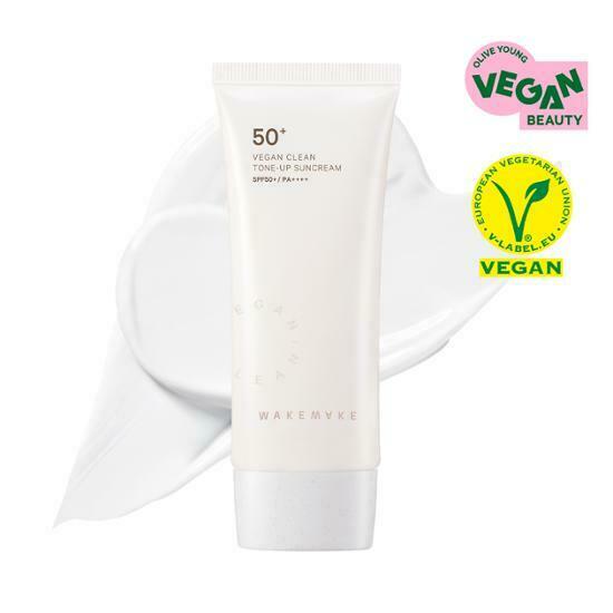 WAKEMAKE Vegan Clean Tone-Up Suncream 50ml [Olive Young Double Planning Set]