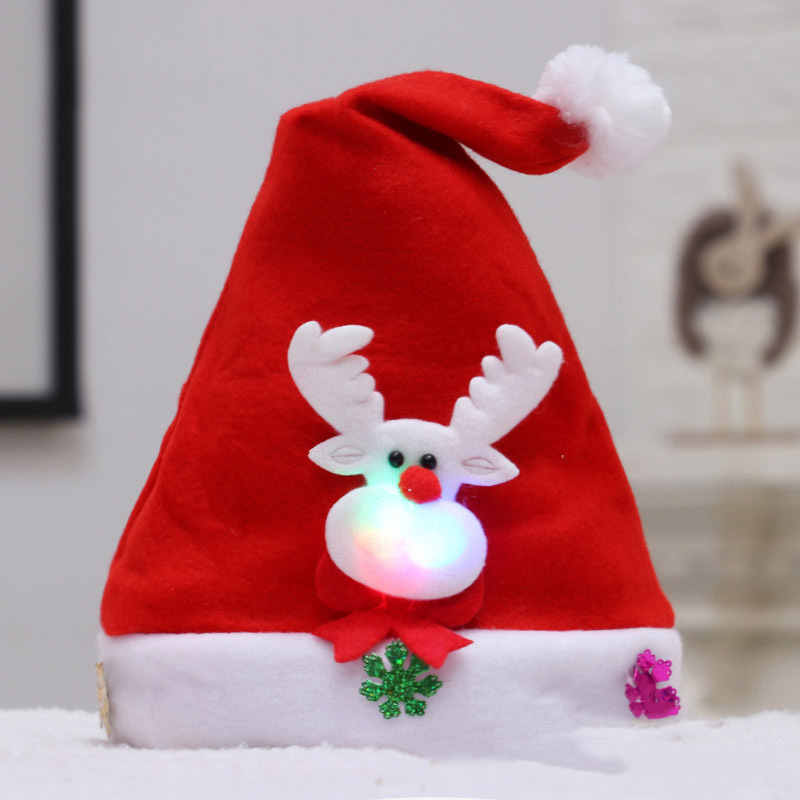 聖誕頭飾(聖誕帽式) 5.發光卡通頭（成人款鹿） (聖誕飾品 聖誕帽 party飾品 聖誕禮物 聖誕眼鏡 裝扮派對)