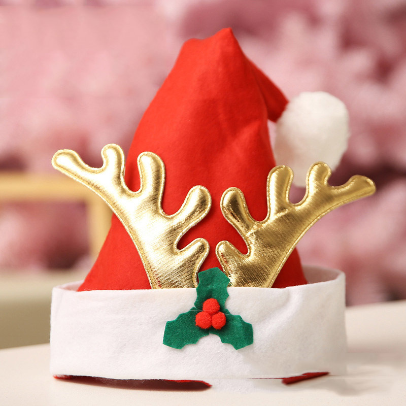 聖誕頭飾(聖誕帽式) 8.無紡布鹿角帽（兒童） (聖誕飾品 聖誕帽 party飾品 聖誕禮物 聖誕眼鏡 裝扮派對)