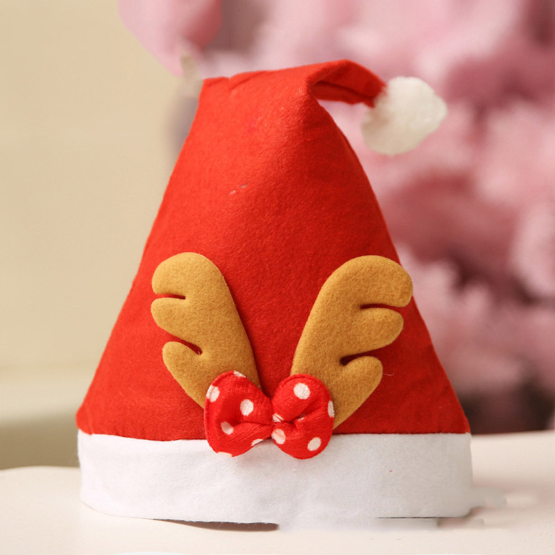 聖誕頭飾(聖誕帽式) 17.蝴蝶結咖色鹿角帽(兒童) (聖誕飾品 聖誕帽 party飾品 聖誕禮物 聖誕眼鏡 裝扮派對)