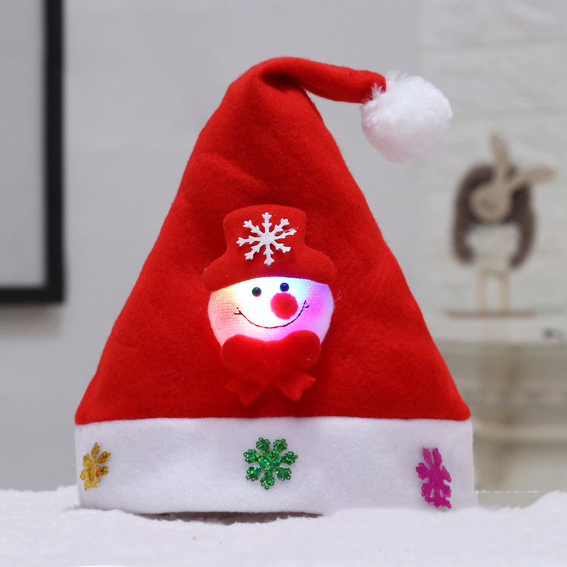 聖誕頭飾(聖誕帽式) 19.發光卡通頭（兒童雪人） (聖誕飾品 聖誕帽 party飾品 聖誕禮物 聖誕眼鏡 裝扮派對)