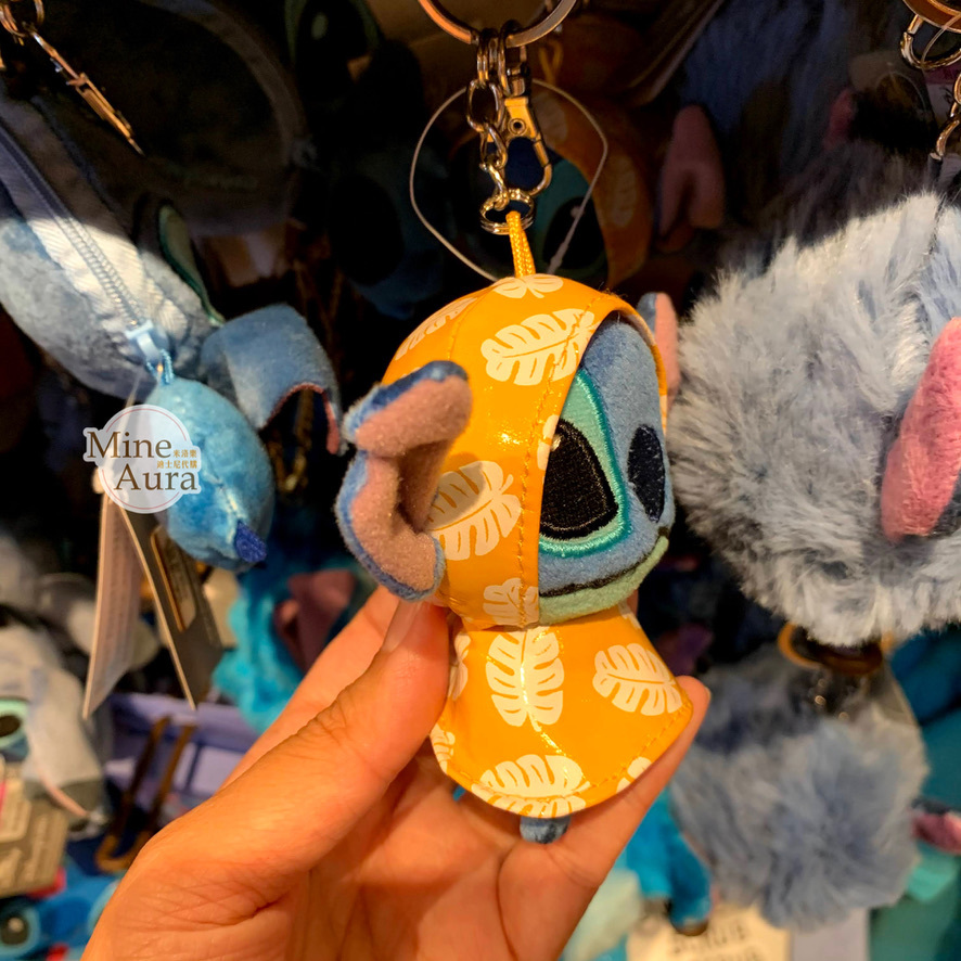 雨衣裝 史迪奇 Stitch 絨毛 鑰匙圈 吊飾 星際寶貝 Lilo & Stitch -香港迪士尼樂園