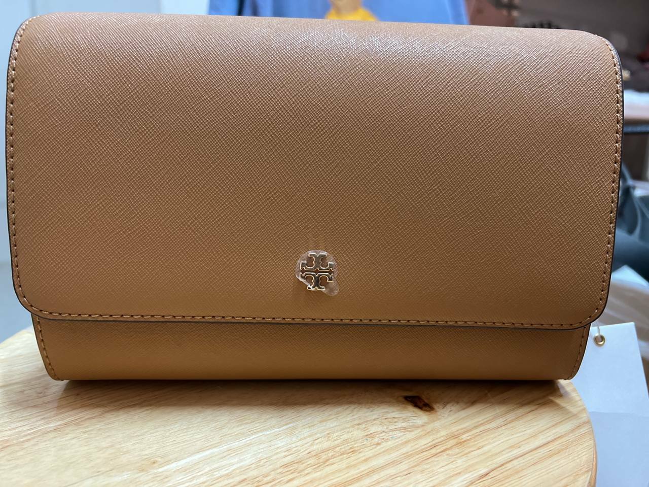 [S] TORY BURCH EMERSON COMBO CROSSBODY BAG, CARDAMOM, 78603-900 (STB133)