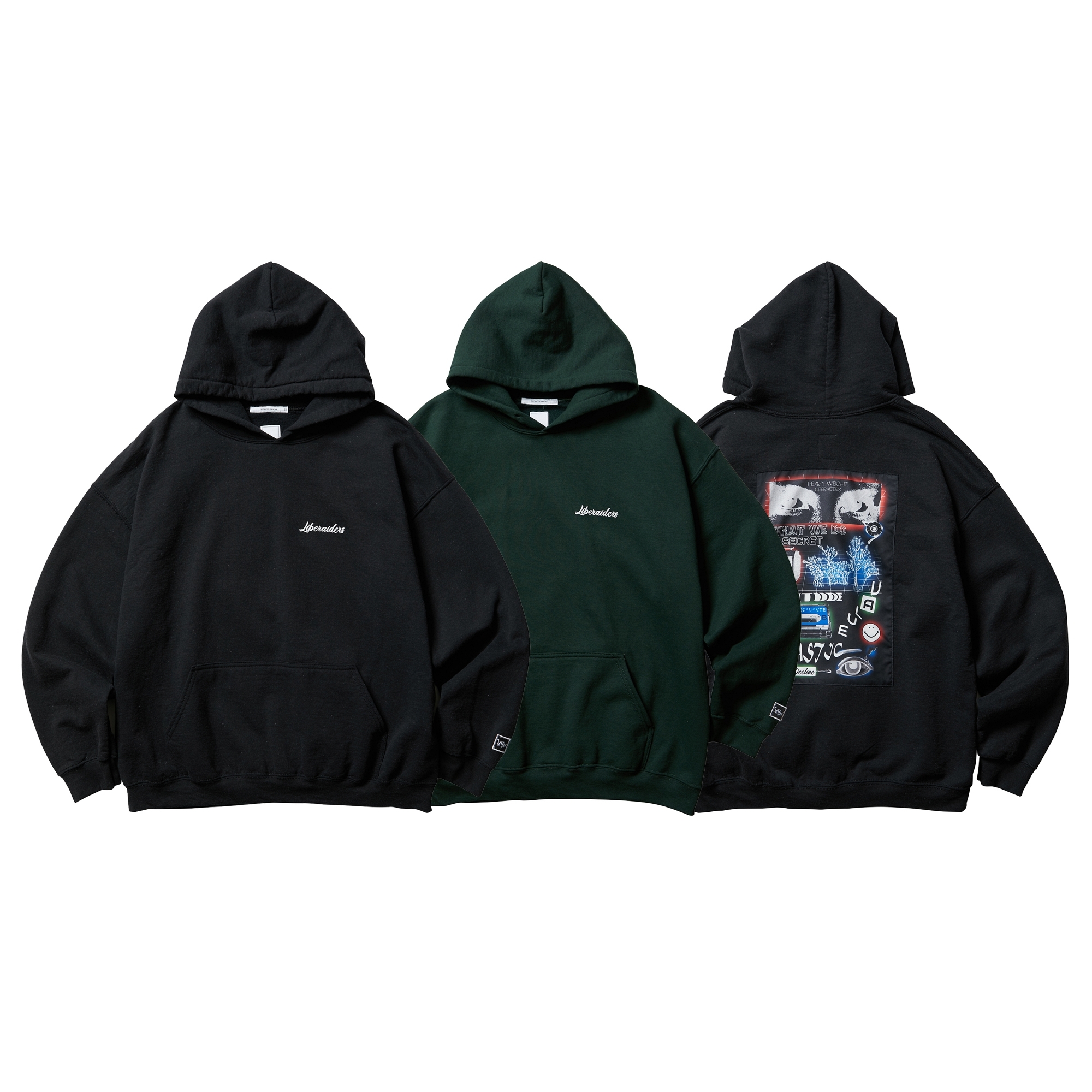 LIBERAIDERS 22A/W ATTITUDE HOODIE