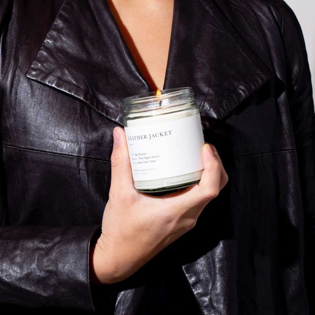 Leather Jacket 皮夾克 極簡蠟燭 - Brooklyn Candle Studio