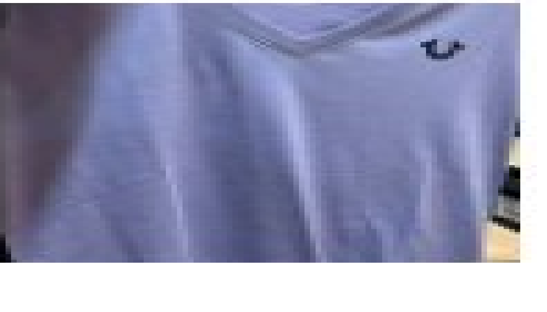 [S] TRUE RELIGION OVERSIZED BUDDHA V NECK TEE,BLUE ICE, 400061-BLUE ICE (STR105)