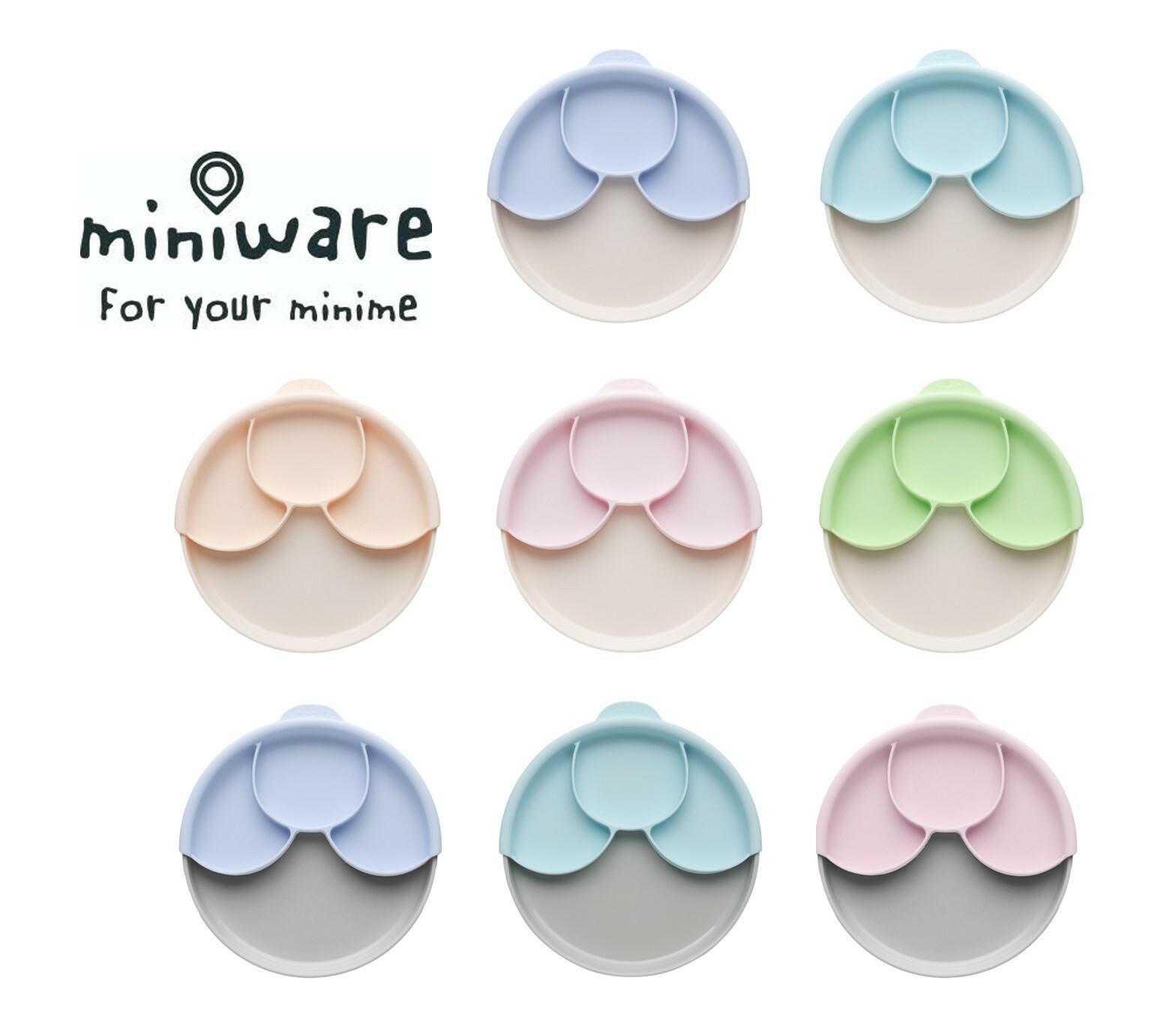Miniware Healthy Meal Set Baby Plate 