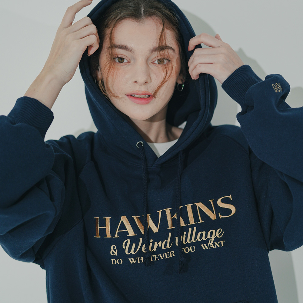 WV Project Hawkins Hooded Navy JIHD7621