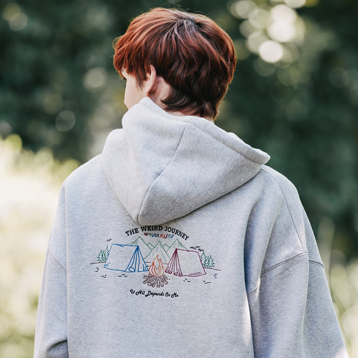 WV Project Darkness Hood Gray MJHD7427