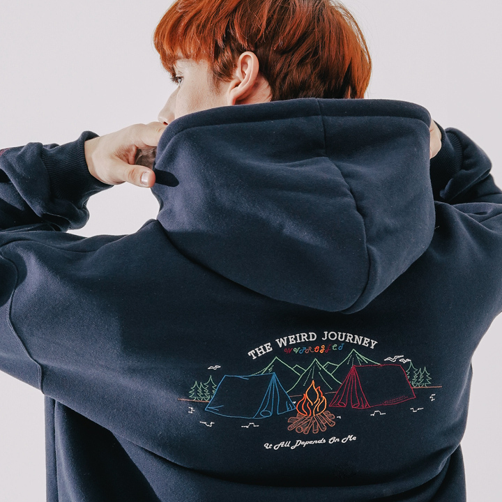 WV Project Darkness Hood Dark Navy MJHD7427