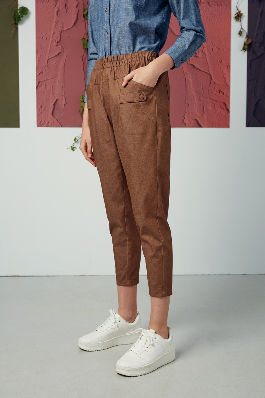 率性工裝休閒褲R6151