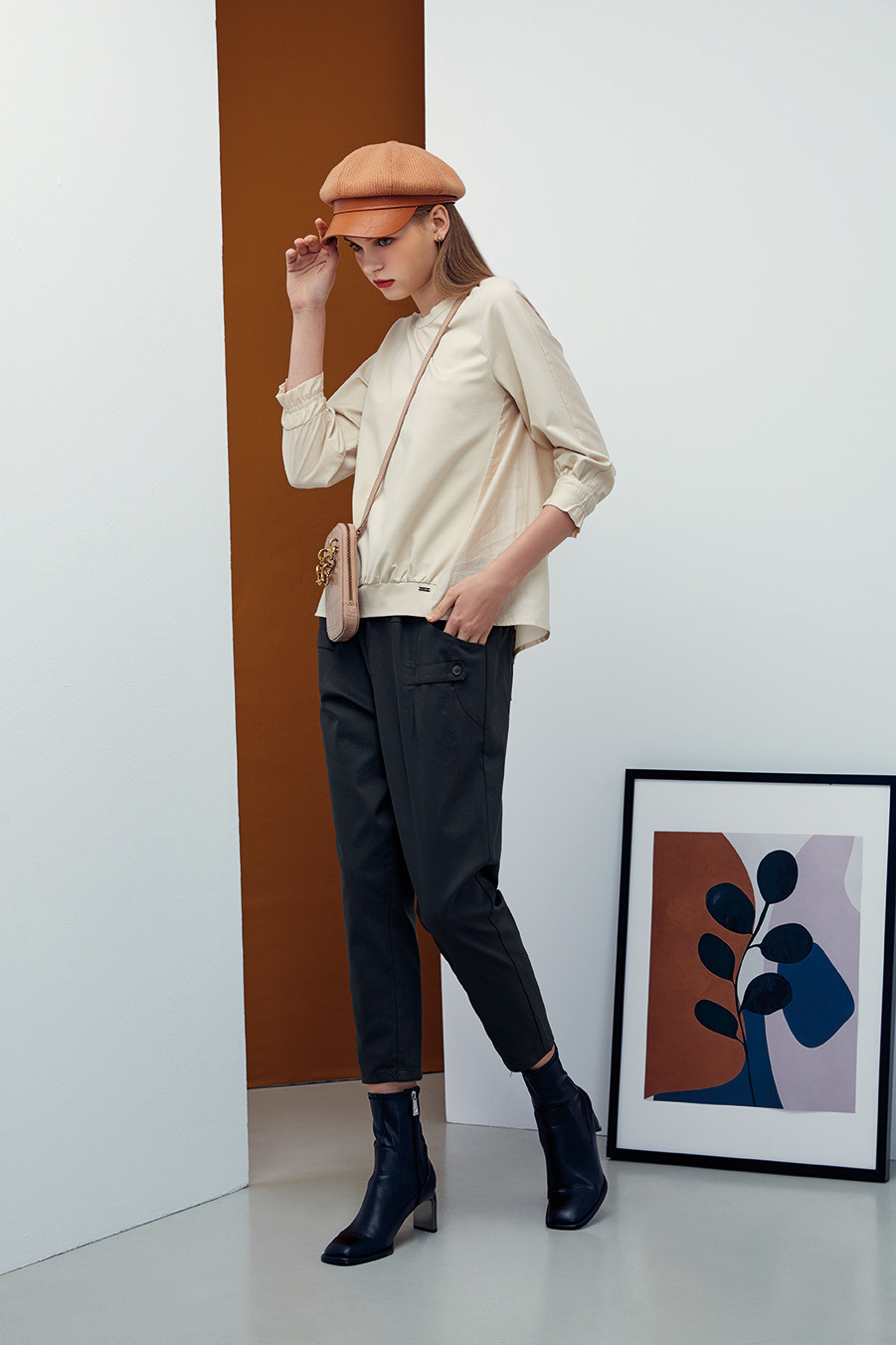 率性工裝休閒褲R6151