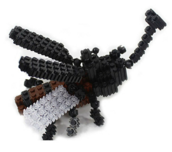 《 韓國 EZ 》 拼豆 森林中的好朋友系列 昆蟲系列 - 獨角仙