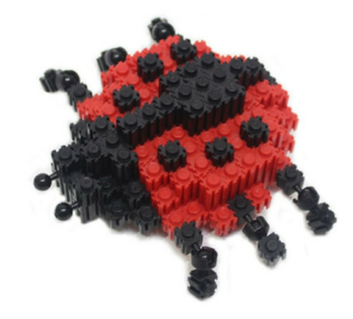 《 韓國 EZ 》 拼豆 森林中的好朋友系列 昆蟲系列 - 瓢蟲