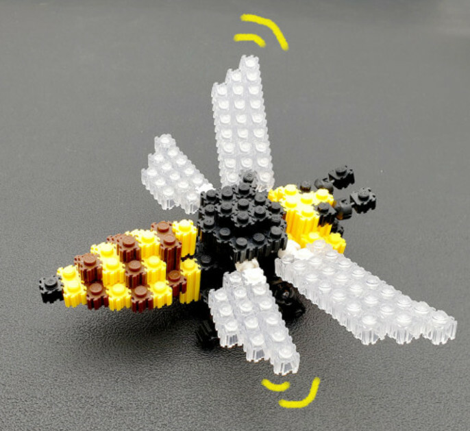 《 韓國 EZ 》 拼豆 森林中的好朋友系列 昆蟲系列 - 蜜蜂