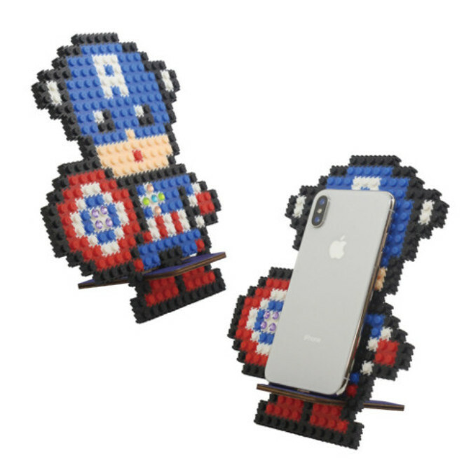 《 韓國 EZ 》 拼豆 手機架系列 - 美國隊長