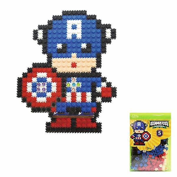 《 韓國 EZ 》 拼豆 手機架系列 - 美國隊長